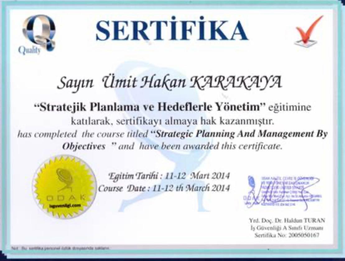 Ankra Dedektif SERTİFİKALARIMIZ