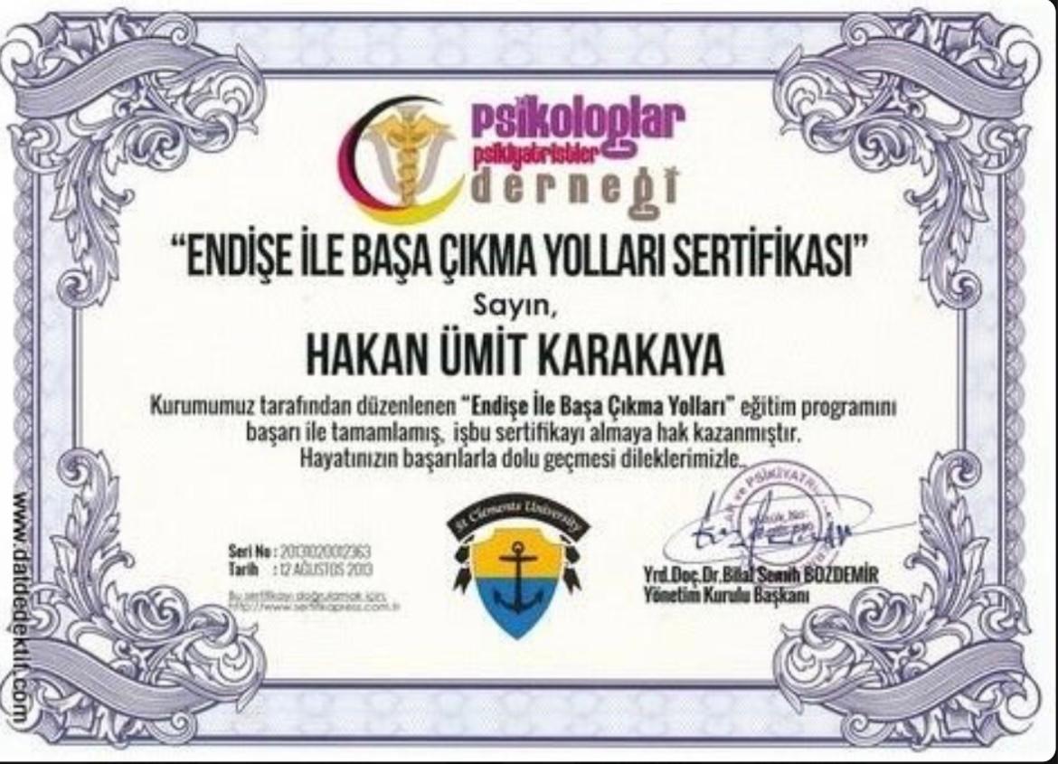 Ankra Dedektif SERTİFİKALARIMIZ